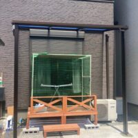 【H様邸】テラス屋根　施工：2022年4月