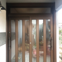 【A様邸】ドアリモ玄関引戸(カバー工法)　施工：2020年2月