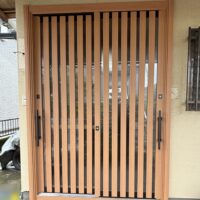 【K様邸】ドアリモで玄関引戸を新しく生まれ変わりました！