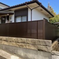 【S様邸】生け垣をフェンスに　施工：2024年4月