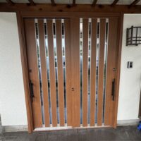 【O様邸】玄関引戸をカバー工法で新しく！